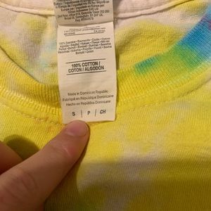 Tie dye rockstar cheer shirt